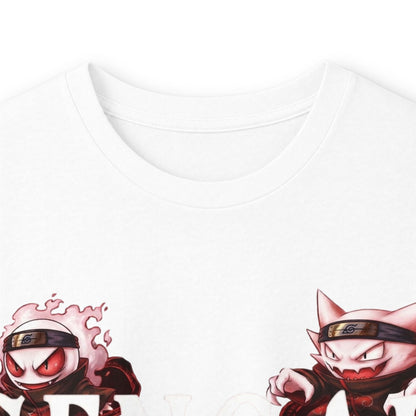 Ghost Ninja Long Sleeve Tee — Creepy Smiling Cat Spirit Graphic