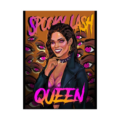 Spooky Lash Queen X Matte Poster X HerKandyglam collab