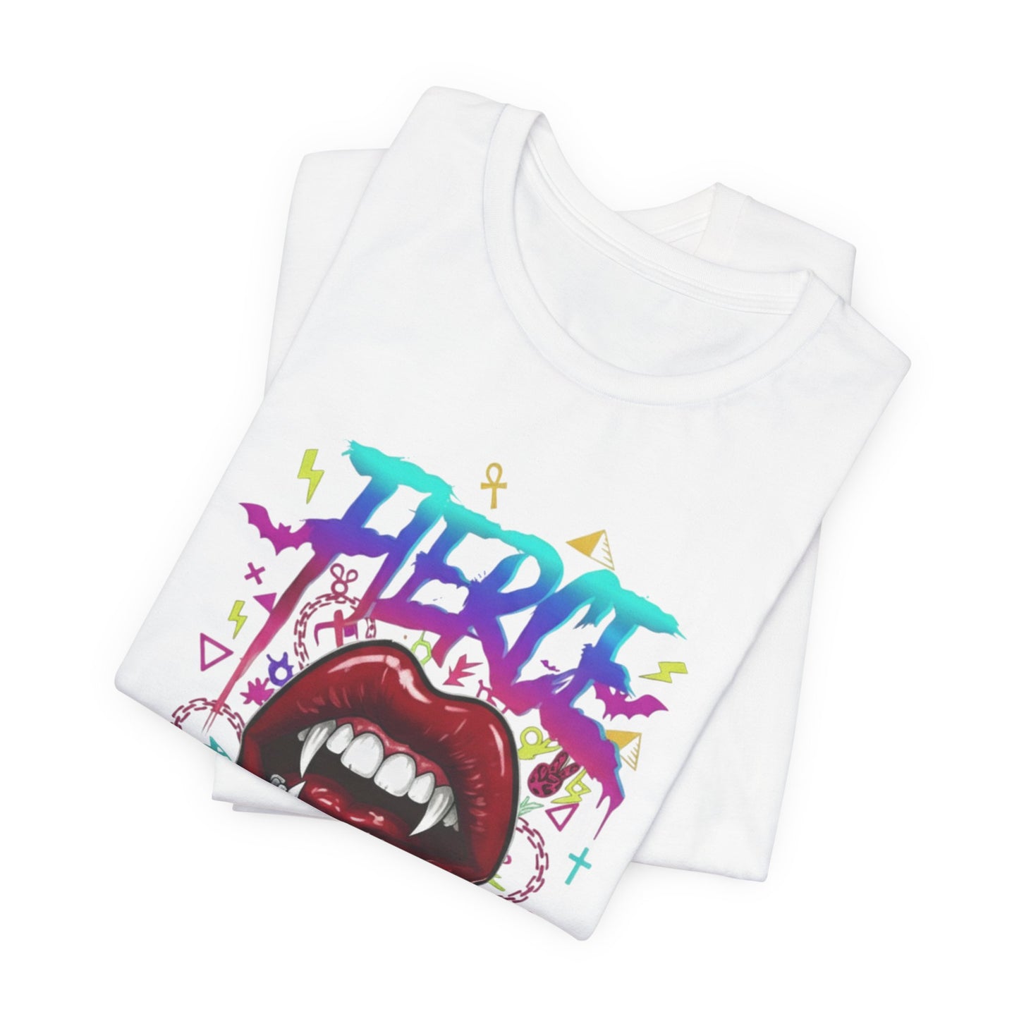 Bacio™ Dripping Fangs Graphic Tee A kiss with a bite.