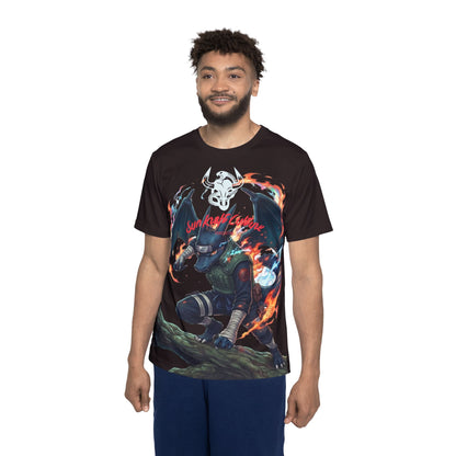 Flaming Oni Warrior  X Anime Dragon Battle AOP