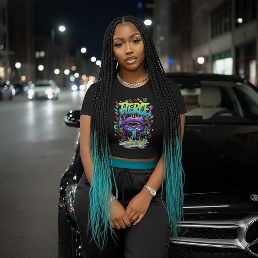 Bacio Psychedelic Drip Lip Graphic Tee