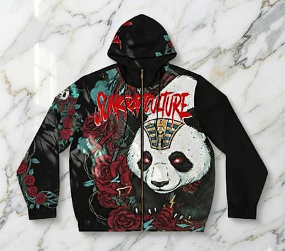 Naughty Panda Zip-Up Hoodie – Bold Anime Streetwear Graphic Hoodie (Limited Drop)