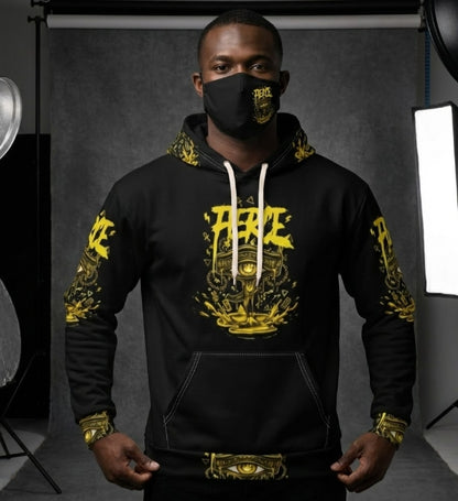 Thunder Fierce Ase -All-Seeing Eye Graphic Pullover X I am not one of you