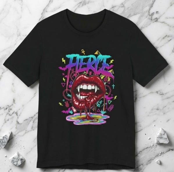 Bacio™ Dripping Fangs Graphic Tee A kiss with a bite.
