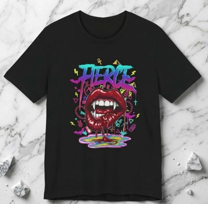 Bacio™ Dripping Fangs Graphic Tee A kiss with a bite.