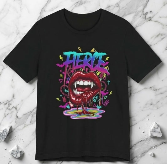 Bacio™ Dripping Fangs Graphic Tee A kiss with a bite.