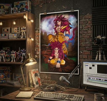 Go ape! Matte Vertical Poster - Perfect for Gamer Room Decor