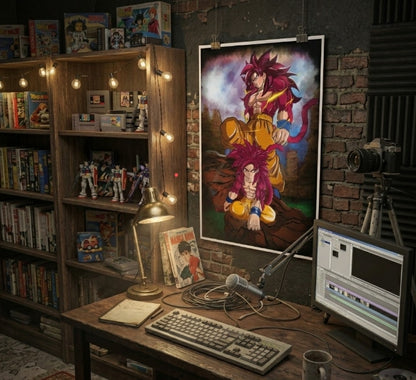 Go ape! Matte Vertical Poster - Perfect for Gamer Room Decor