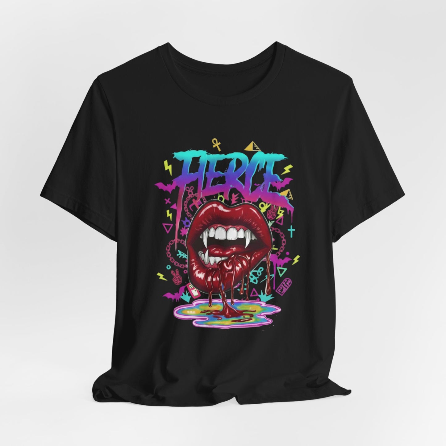 Bacio™ Dripping Fangs Graphic Tee A kiss with a bite.