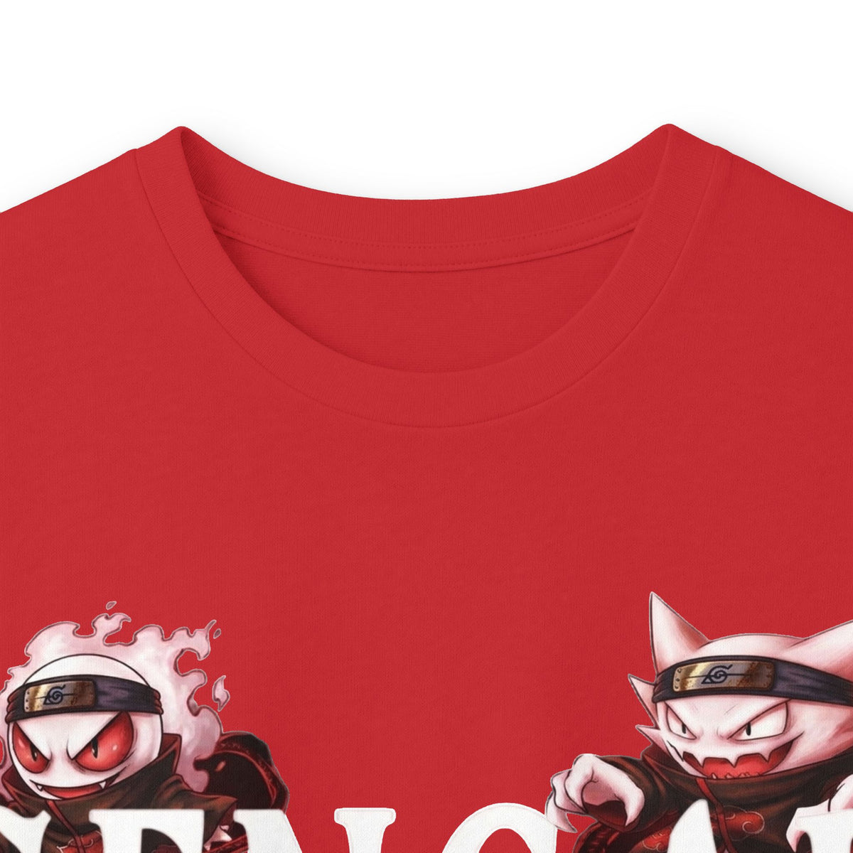 Ghost Ninja Long Sleeve Tee — Creepy Smiling Cat Spirit Graphic