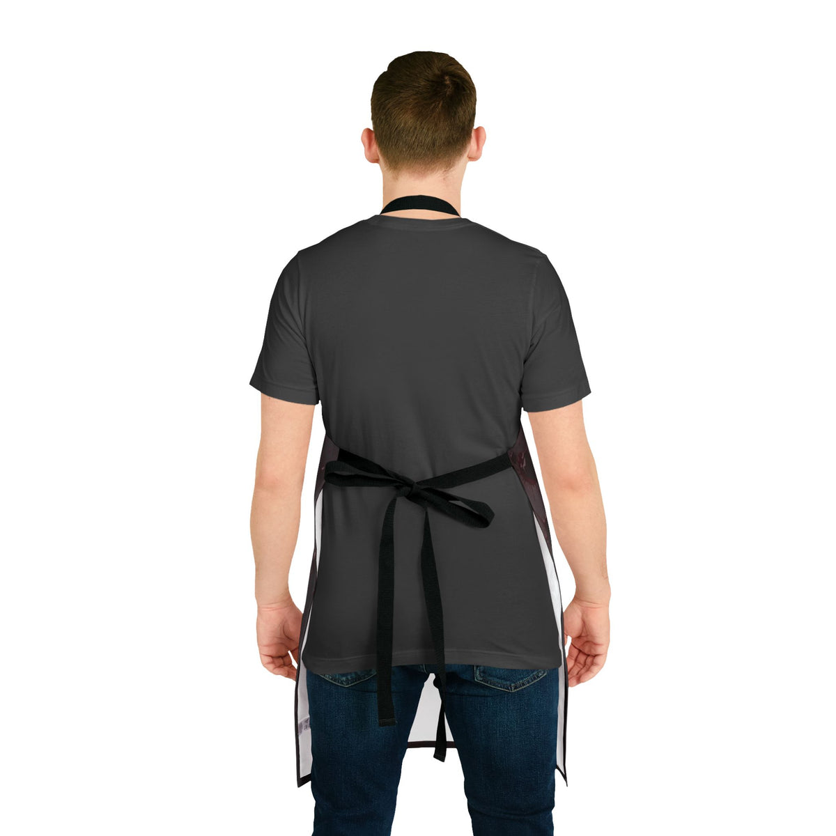 Dark Rose 'Ambassador' Graphic Apron — Gothic Horror Kitchen Gift