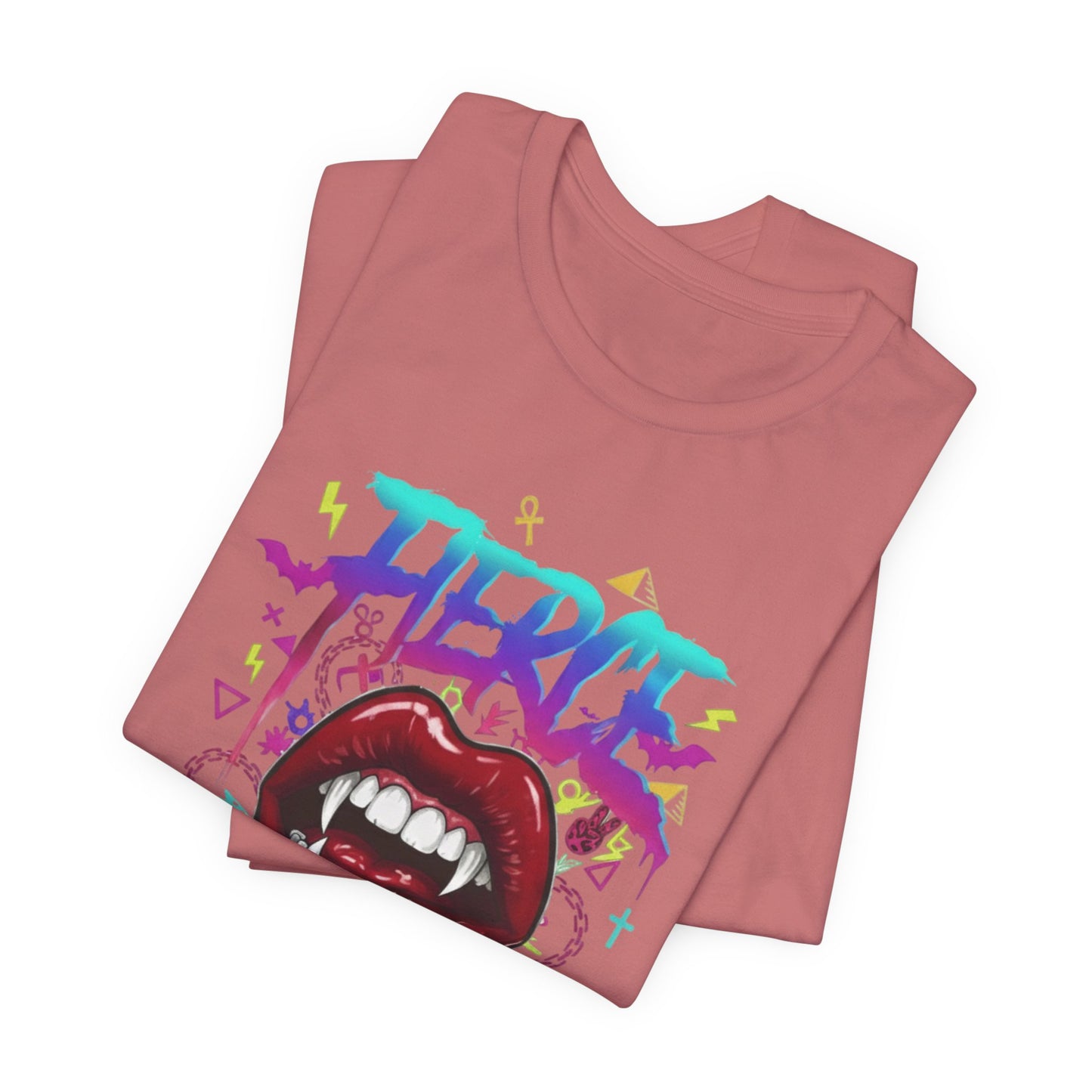 Bacio™ Dripping Fangs Graphic Tee A kiss with a bite.